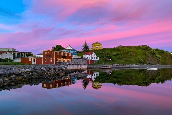 Trinity, Newfoundland | Artisan Inn at sunset