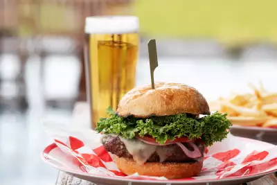 Finger Lakes, New York | The Tavern Burger at the Rose Tavern
