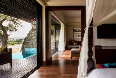 Best honeymoon destinations | A guest room with a private pool at Four Seasons Safari Lodge Serengeti