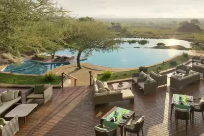 Best honeymoon destinations | The infinity pool at Four Seasons Safari Lodge Serengeti