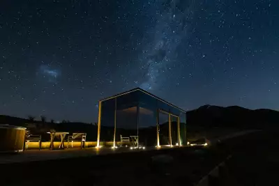 Best honeymoon destinations | A reflective pod at night at The Lindis, New Zealand