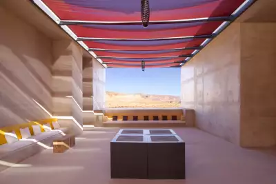 Best honeymoon destinations | Entrance lounge at Amangiri in Canyon Point, Utah