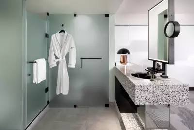 W Toronto | A guestroom washroom at the W Toronto