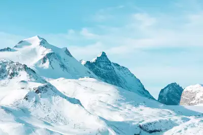 Mountains in Tignes in the French Alps