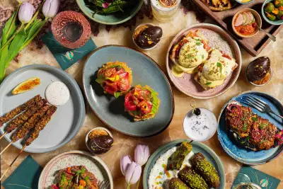 Things to do in Toronto | A spread of Easter brunch at Skylight in the W Toronto hotel