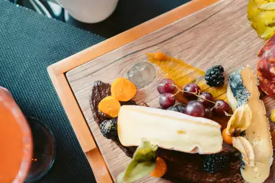A charcuterie board at the Fairmont Le Ch&acirc;teau Frontenac hotel, Quebec City