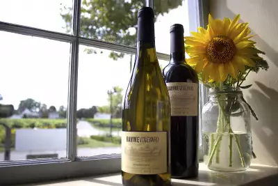 The best wineries in Niagara-on-the-Lake | Wine bottles at Ravine Vineyard Estate Winery