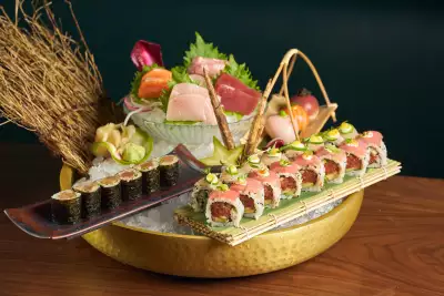 South Beach, Miami, Florida | A sushi platter at B&acirc;oli