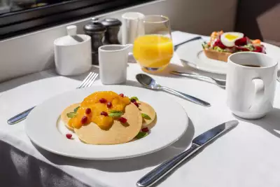 Pancakes aboard the Rocky Mountaineer