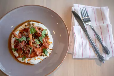 Denver, Colorado restaurants | A dip at Safta