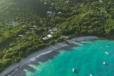 St. Thomas, U.S. Virgin Islands | An aerial view of The Hideaway at Hull Bay