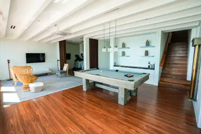 Best honeymoon destinations | A pool table at Park Hyatt St. Kitts Christophe Harbour