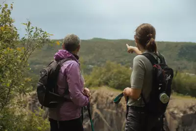 2026 Travel trends | People at a lookout point on a hike in Edmundston, N.B.
