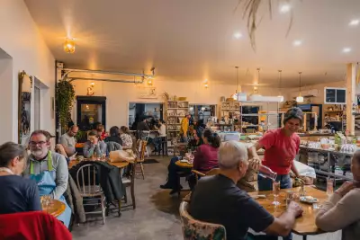 2026 Travel trends | A dining area at Udderly Ridiculous Farm