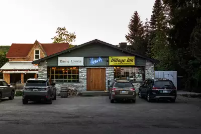 Grey County | The exterior of Heart's Tavern in Grey County