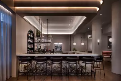 Campbell River | The bar area inside Carve Kitchen at Naturally Pacific Resort