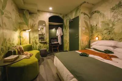 Inside the Green Room at Ode Hotel Toronto