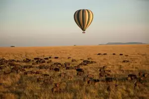 Best honeymoon destinations | Hot air ballooning over the Serengeti