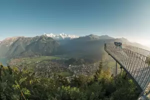 Interlaken, Switzerland | The viewpoint at Harder Kulm