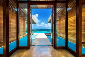 Best honeymoon destinations | Presidential Villa entrance at Park Hyatt St. Kitts Christophe Harbour