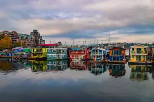 Fisherman's Wharf in Victoria, B.C.