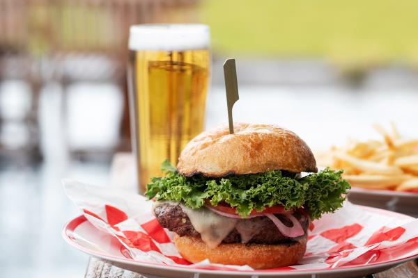 Finger Lakes, New York | The Tavern Burger at the Rose Tavern