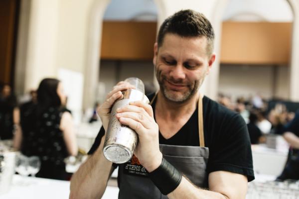 A bartender at the Culinary Tourism Alliance's Taste of Place Summit
