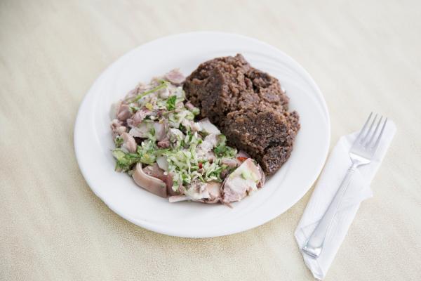Barbados Rum and Food Festival | A plate of sous Barbados Rum and Food Festival | A plate of sous