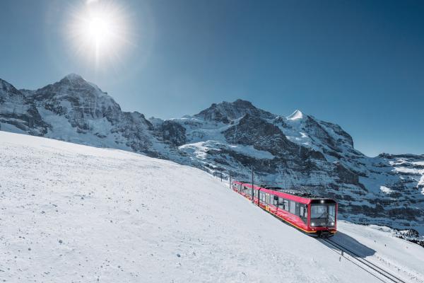 Interlaken, Switzerland | The Jungfrau Railway cogwheel train Interlaken, Switzerland | The Jungfrau Railway cogwheel train