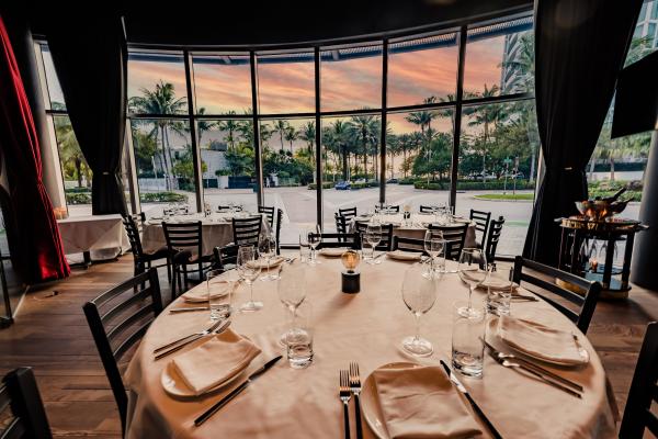 South Beach, Miami, Florida | A sunset view from inside Red South Beach