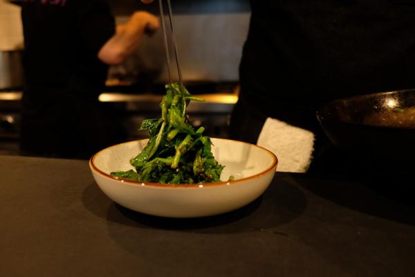 Denver, Colorado restaurants | A vegetable dish at Hop Alley