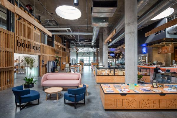 Denver, Colorado | The Source Hotel coffee shop and sitting area