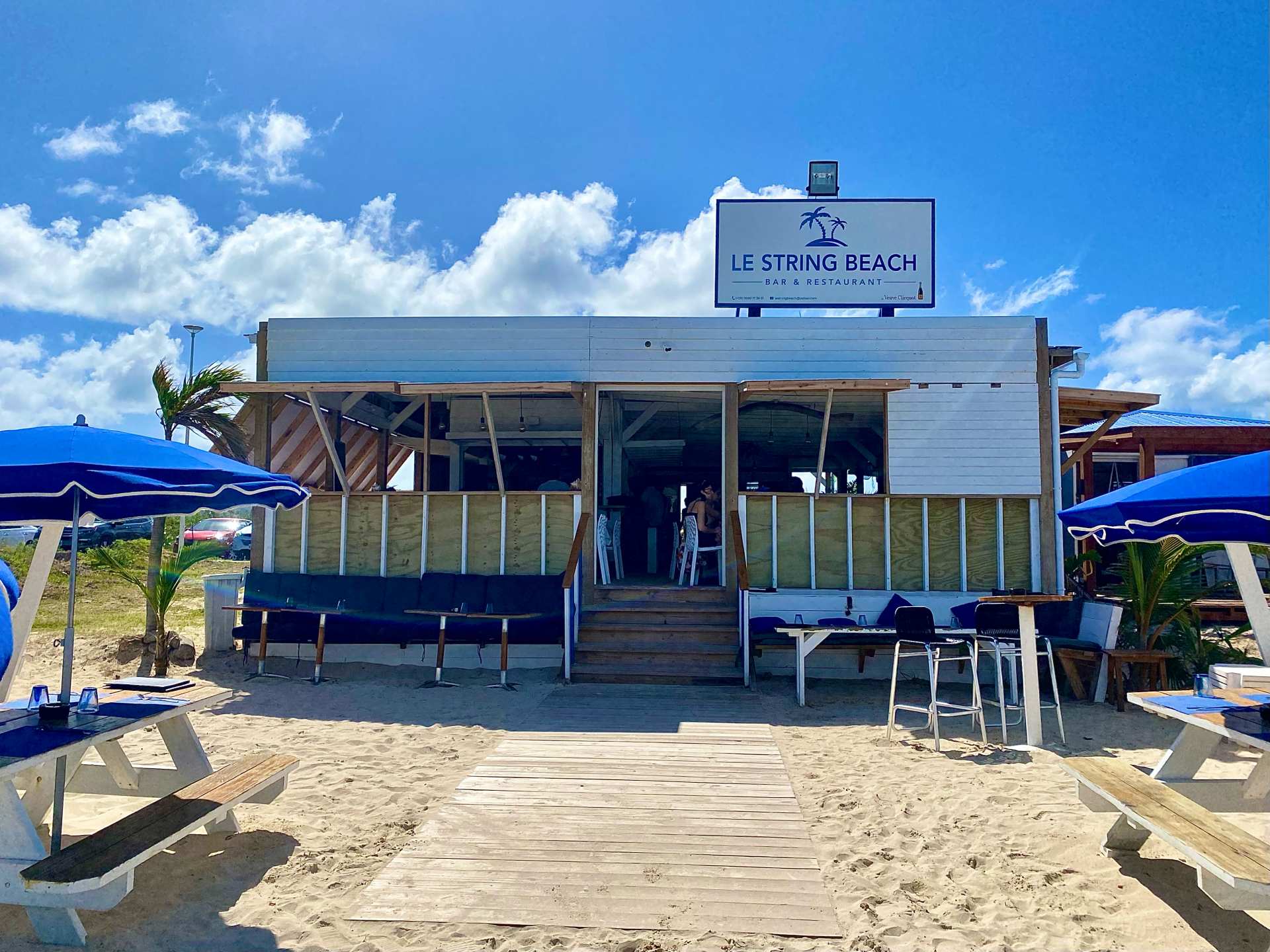 Saint Martin | Le String Beach beachside restaurant