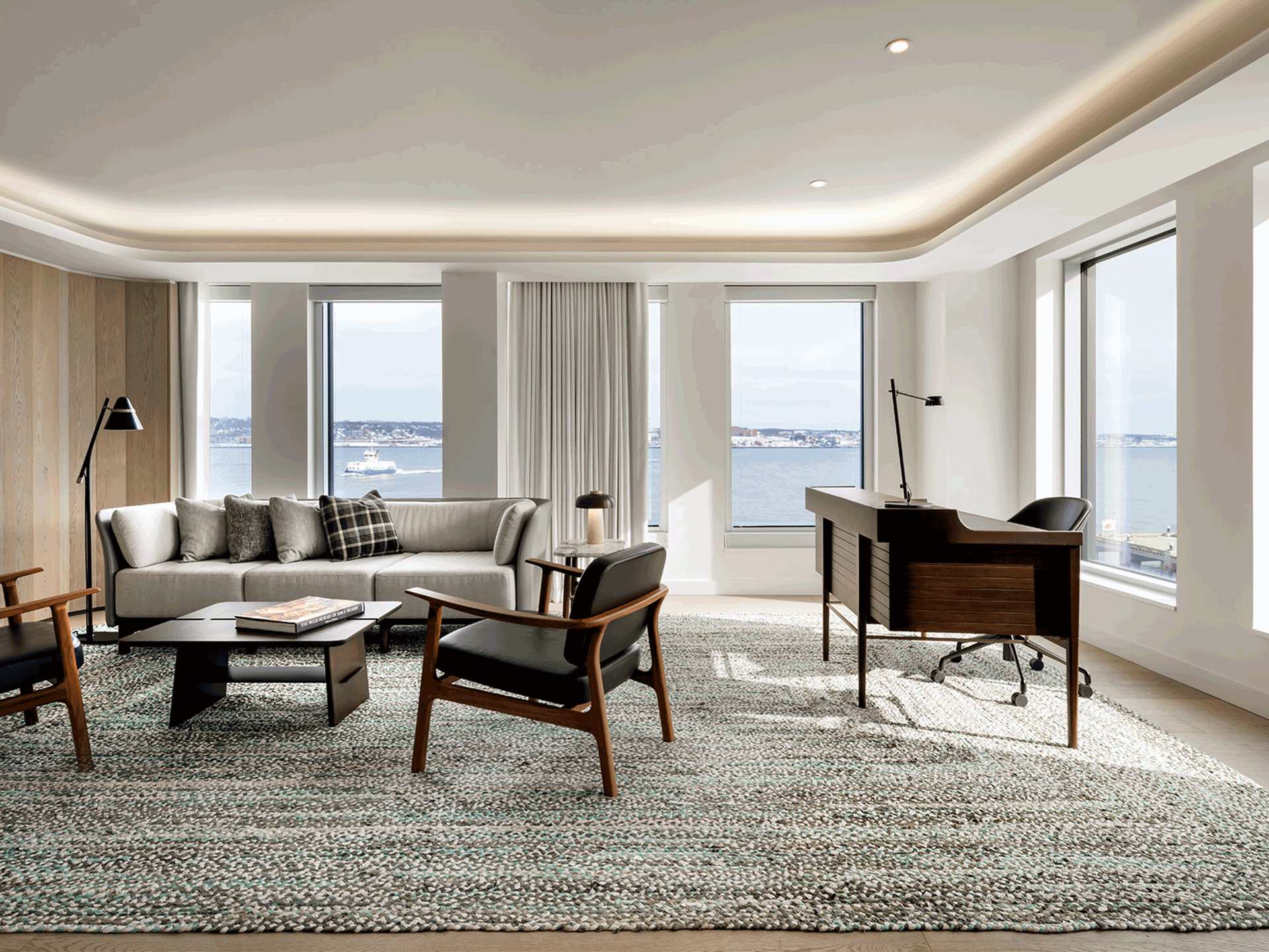Muir Hotel Halifax | Study and work area with a view