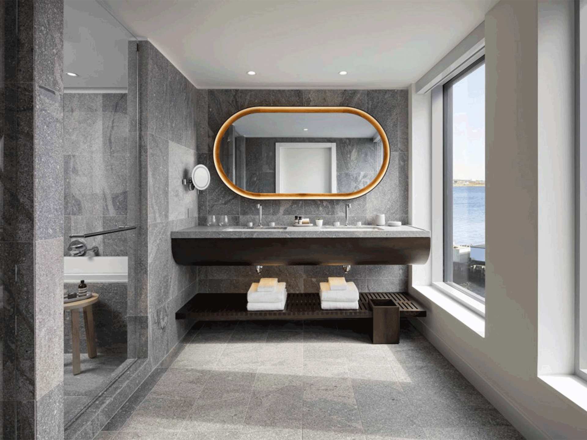 Muir hotel Halifax | Double-sink vanity