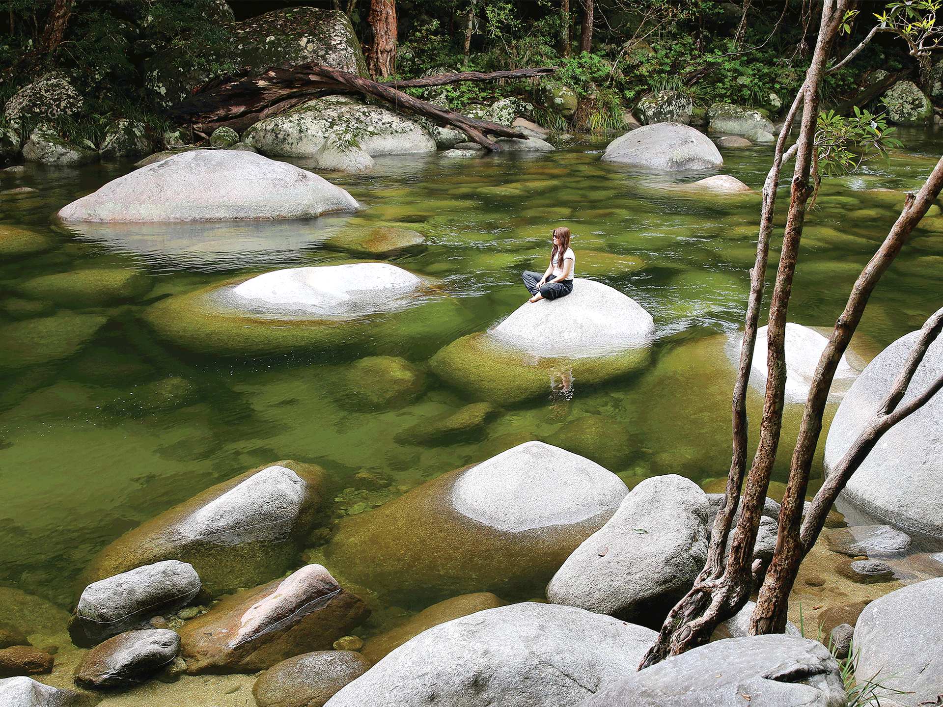 Indigenous experiences in Australia | Meditating at Mossman Gorge
