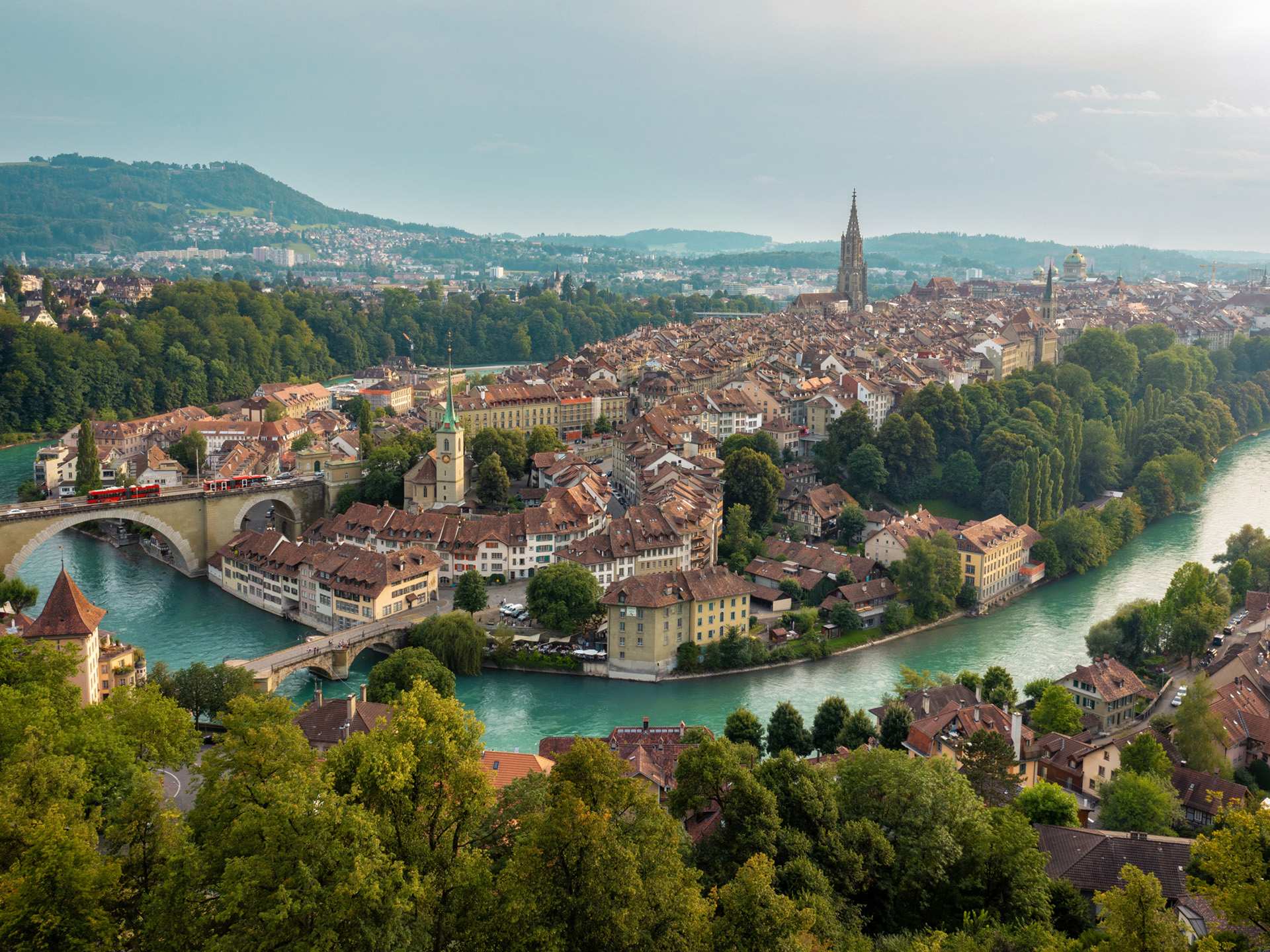 Switzerland Swiss Travel Pass | Old town in the city of Bern in Switzerland