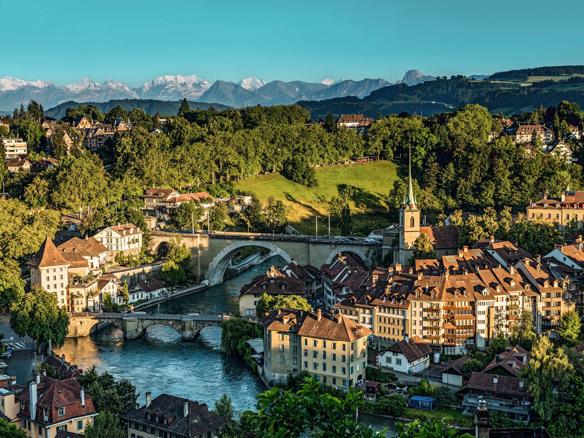 Switzerland Swiss Travel Pass | Panorama of Bern in Switzerland
