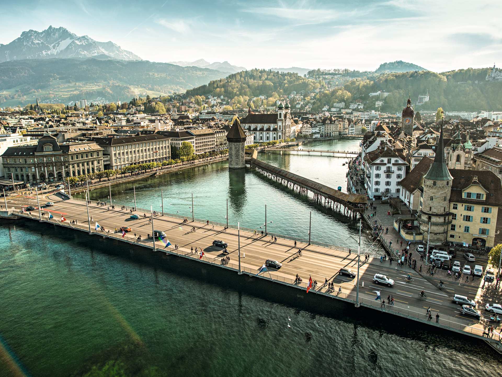 Switzerland Swiss Travel Pass | The city of Lucerne in Switzerland