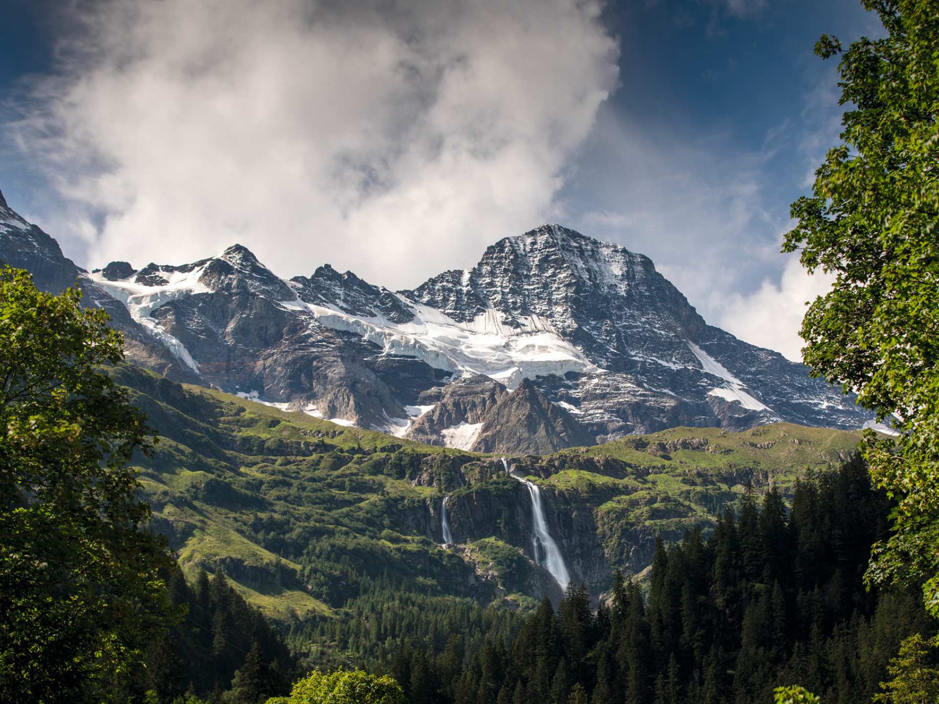 Switzerland Swiss Travel Pass | Mountain peak near Lauterbrunnen, Switzerland
