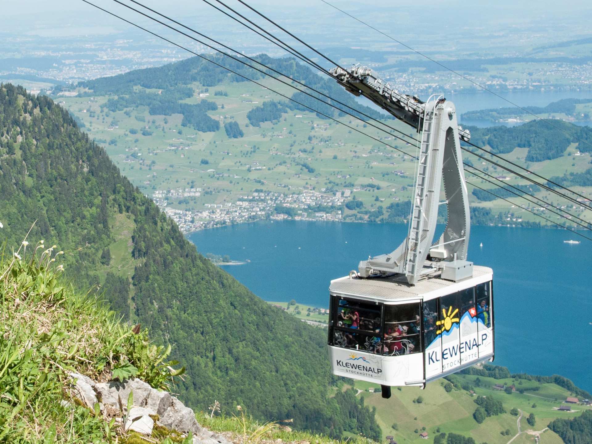 Switzerland Swiss Travel Pass | Klewenalp cable car in Switzerland