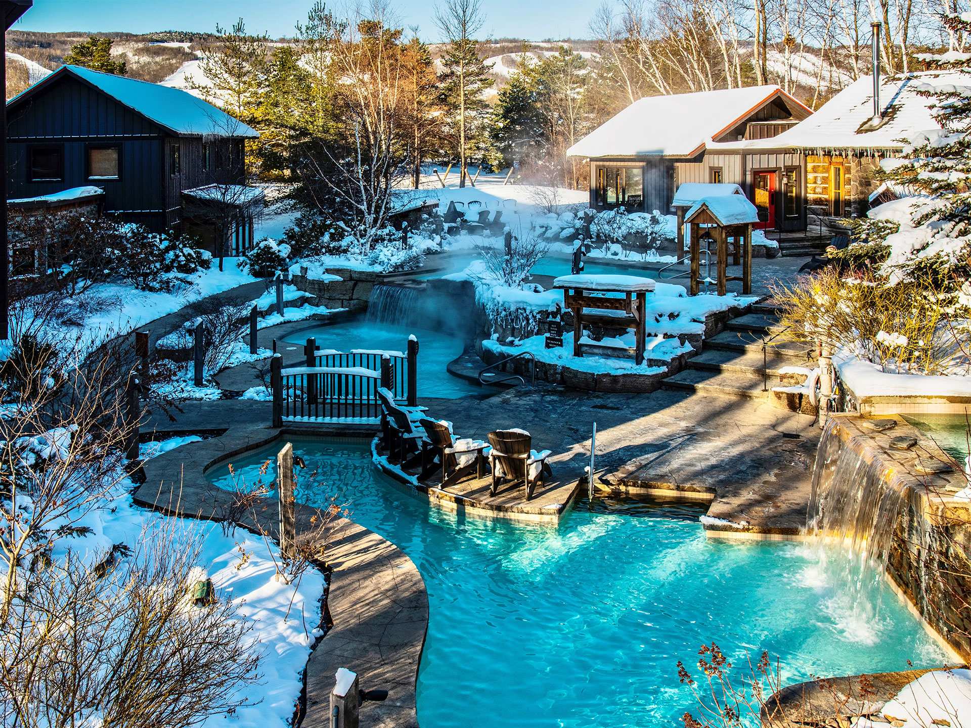 The best restaurants things to do in Collingwood | Winter at Scandinave Spa Blue Mountain