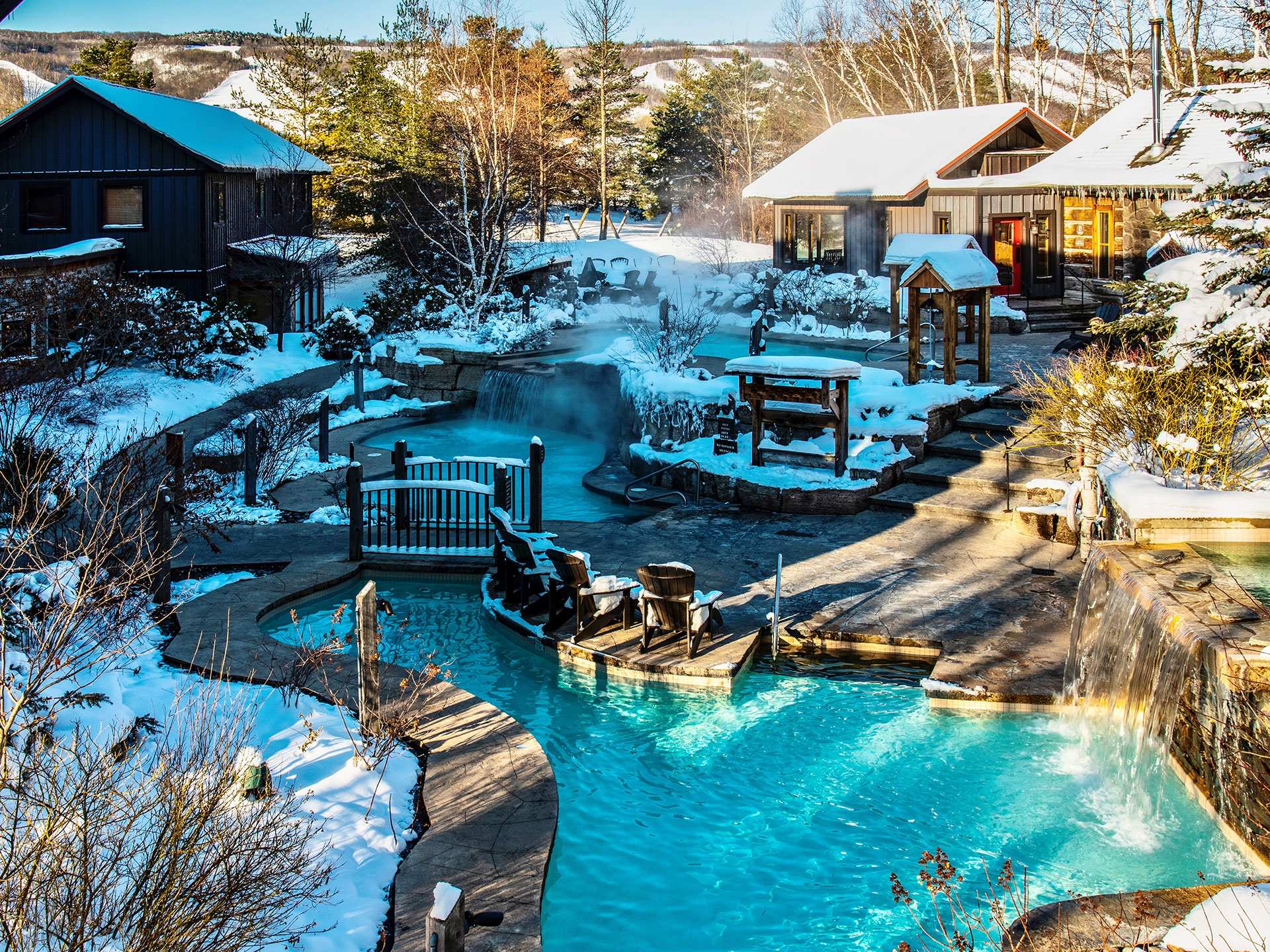 Best spas near Toronto | Scandinave Spa Blue Mountain winter