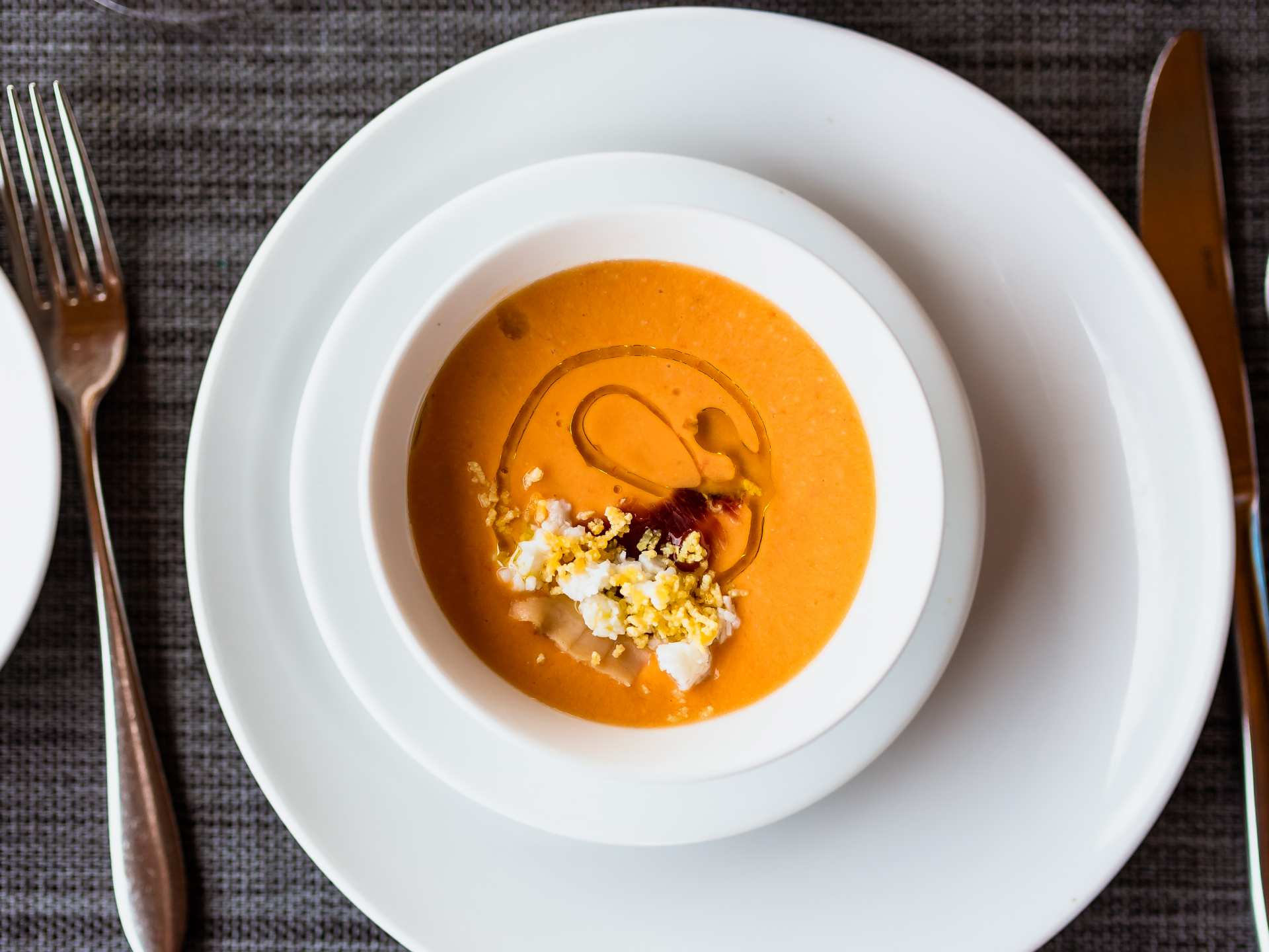 Best wineries and things to do in Osoyoos and Oliver B.C. | Seasonal soup at Miradoro Restaurant