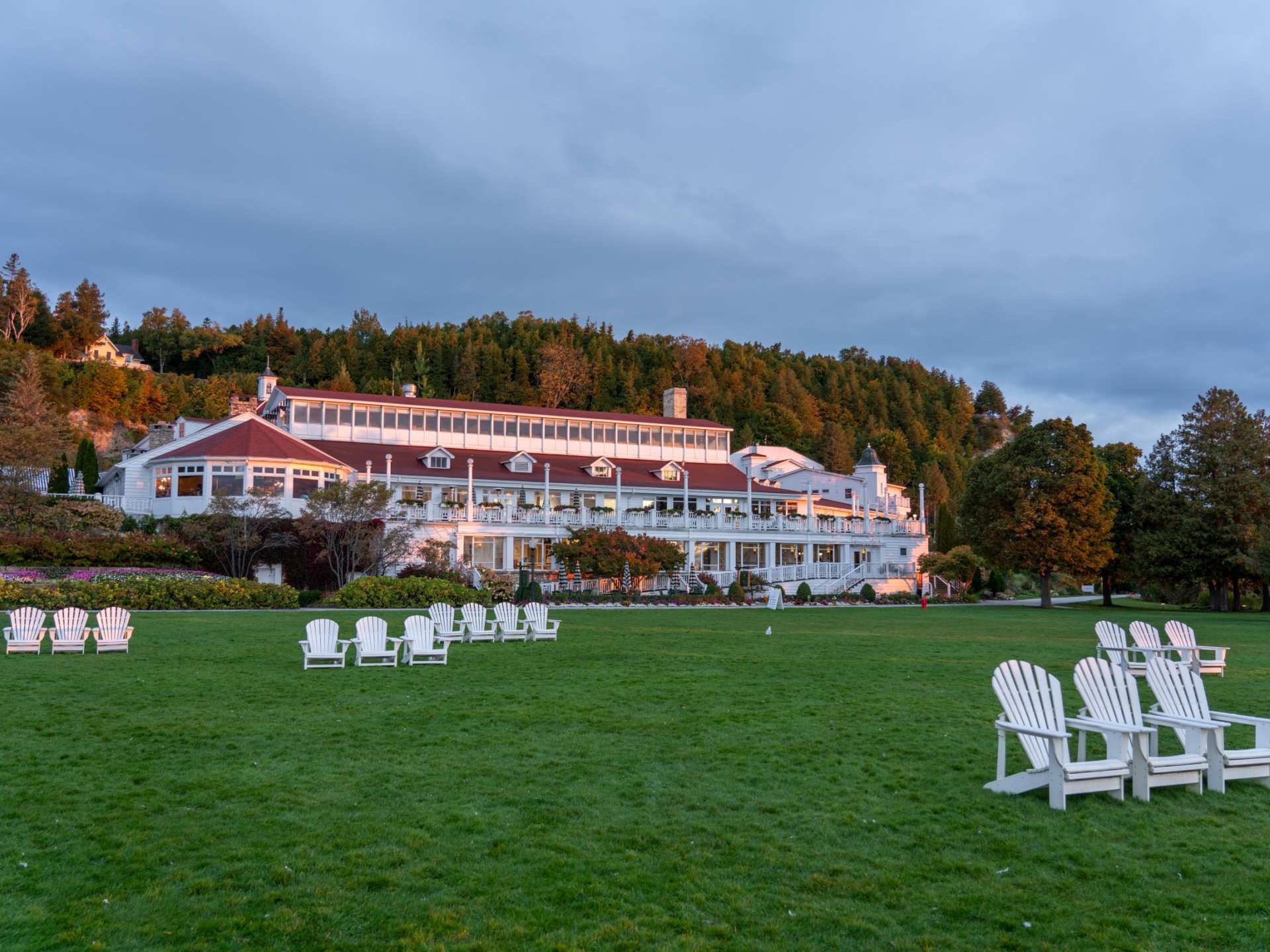 Mackinac Island | Mission Point and the great lawn on Mackinac Island