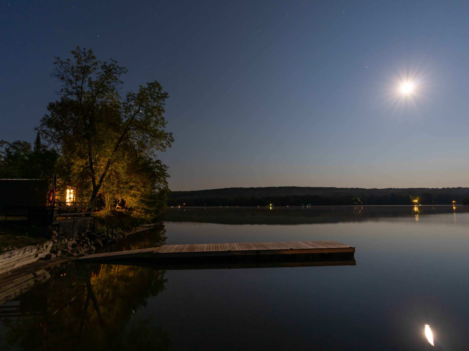 Best wellness retreats in Ontario | A dock at Dimensions wellness retreat in Ontario