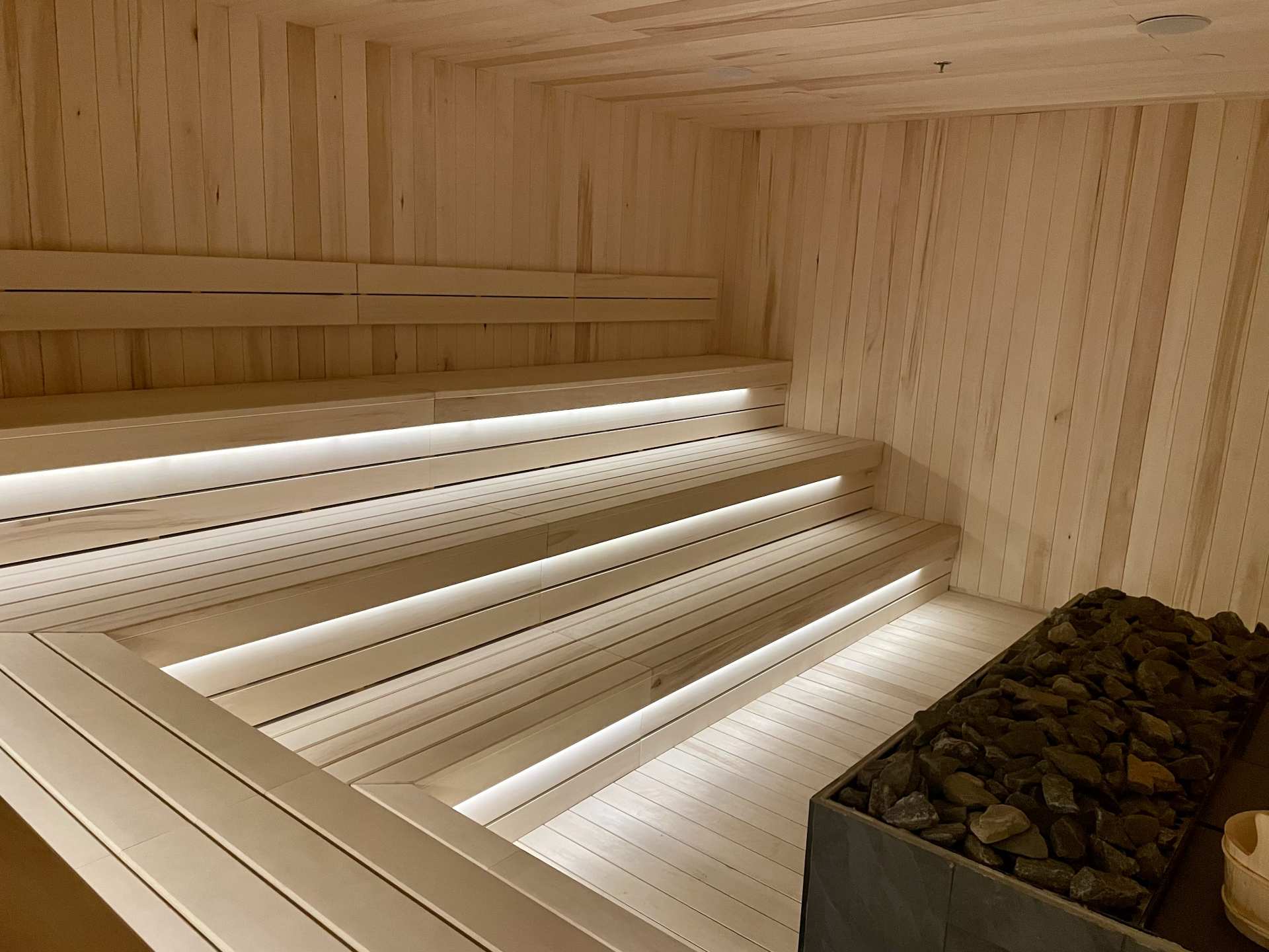 Alter cold plunge and sauna in Toronto | The sauna at Alter