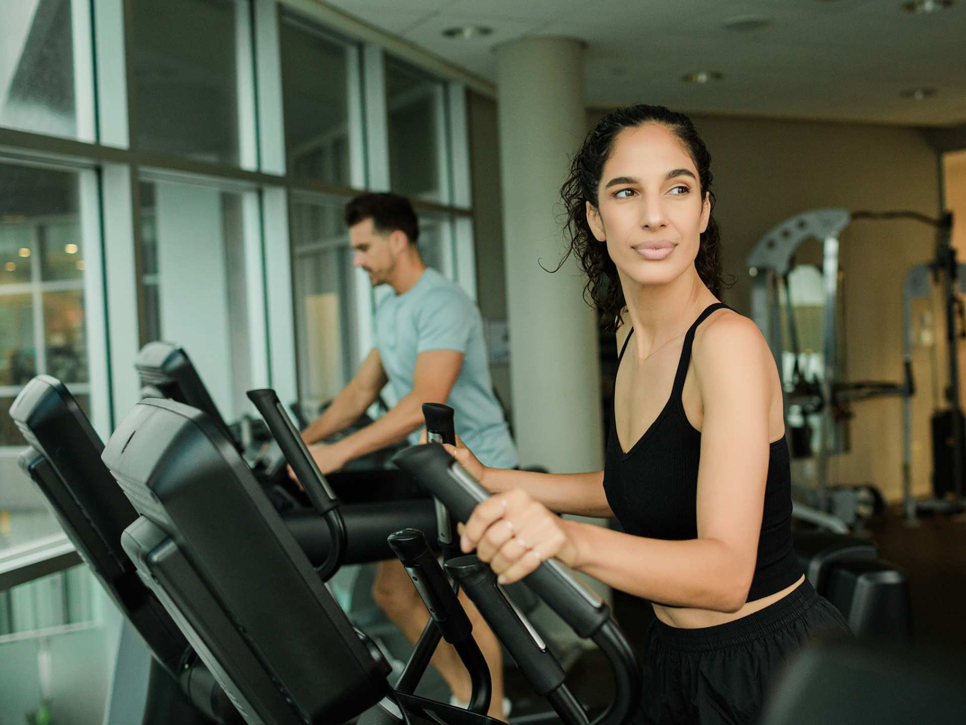 Downtown Montréal hotel | The fitness centre at Warwick Le Crystal Montréal