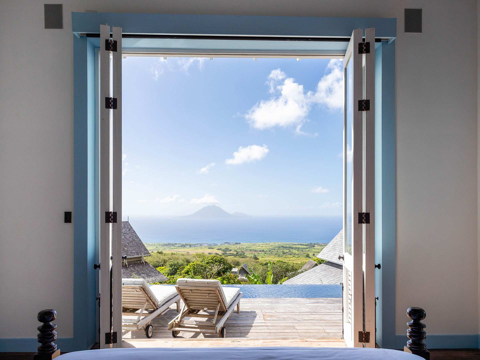 Looking out to sea from Belle Mont Sanctuary Resort