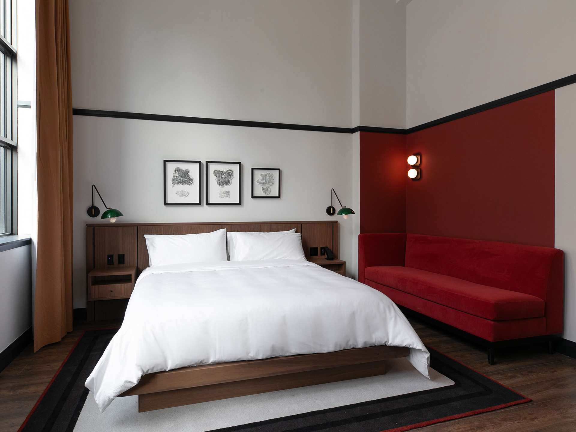 The Deluxe King room at The Postmark Hotel
